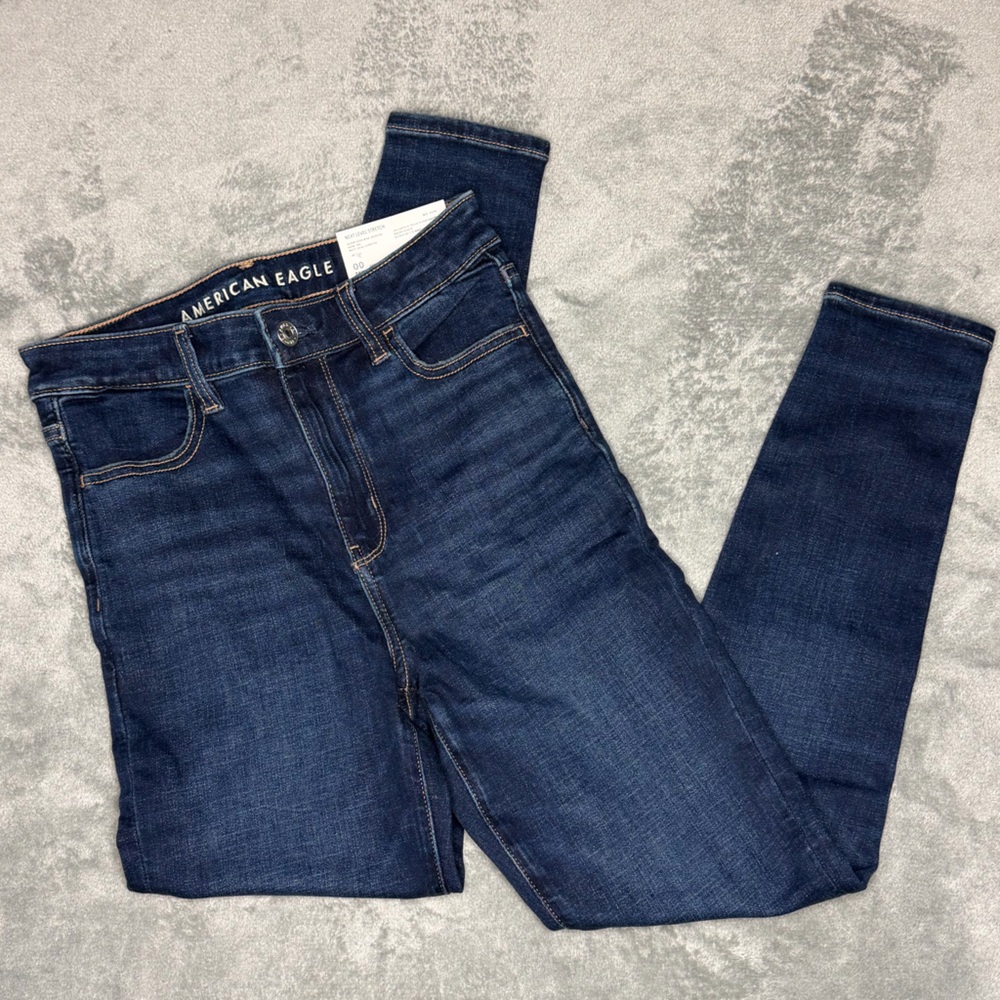 American Eagle Outfitters Short Indigo High Rise Jeans